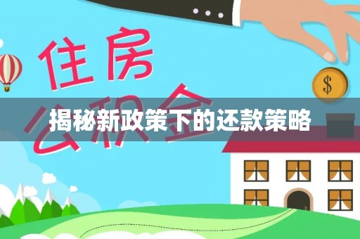 昂仁揭秘新政策下的还款策略