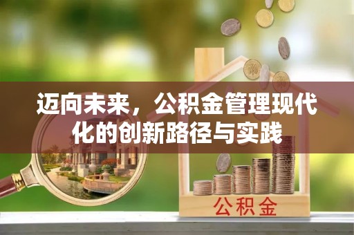 昂仁迈向未来，公积金管理现代化的创新路径与实践
